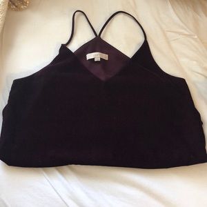 Red velvet Loft tank